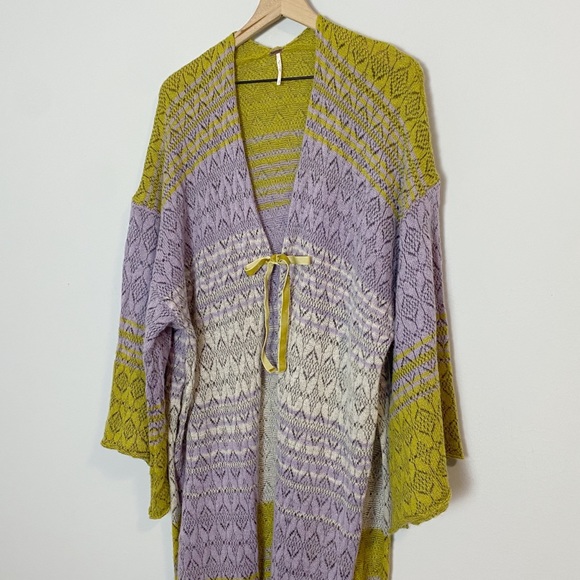 Free People Midnight Reflections Kimono Duster Cardigan - Picture 5 of 11